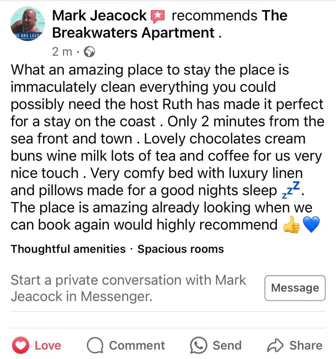 Apartment The Breakwaters, One Min From Harbour & Beach